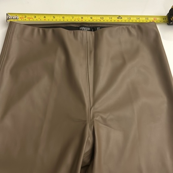 Soaked in Luxury - best vegan leather kickflare pants (feels like real leather) - Picture 6 of 9